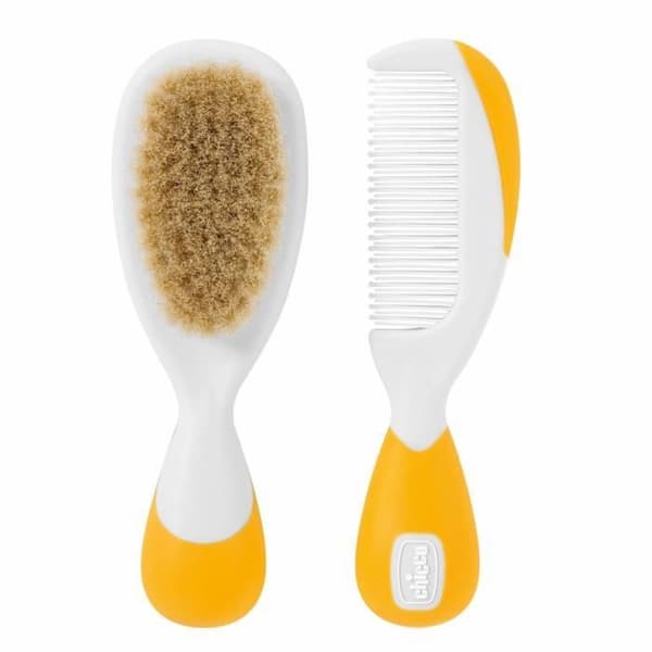 Chicco Brush and Comb Orange 2 st