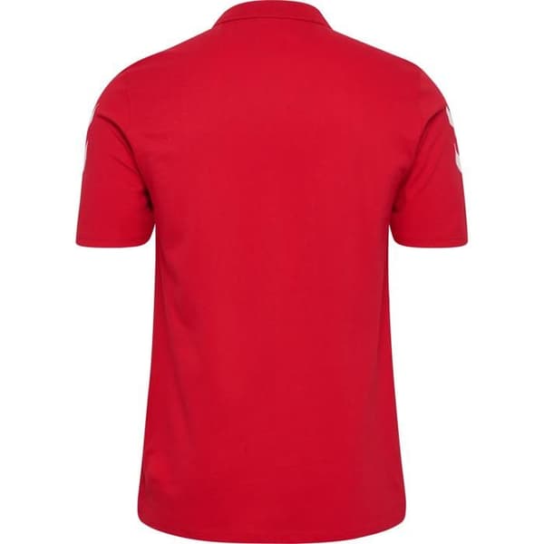 Polo Hummel Go 2.0 Chevron - äkta röd