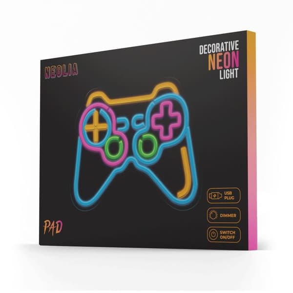 NEON LED PLEXI GAMEPAD USBA 2M VARIABEL INTEGRERAD