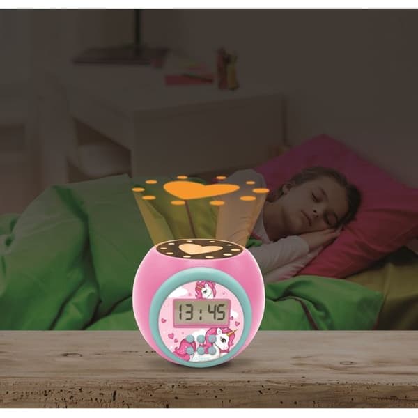Unicorn Projektor Väckarklocka