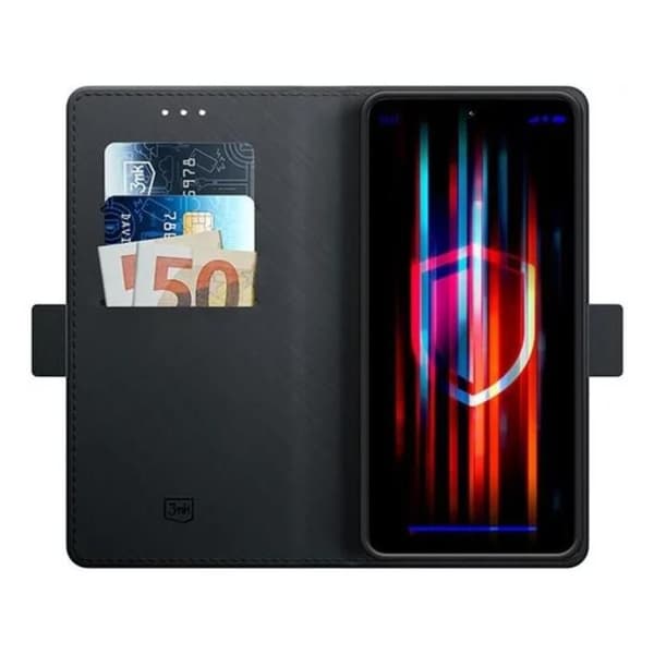 3MK plånboksfodral för Xiaomi Redmi Note 13 4G svart