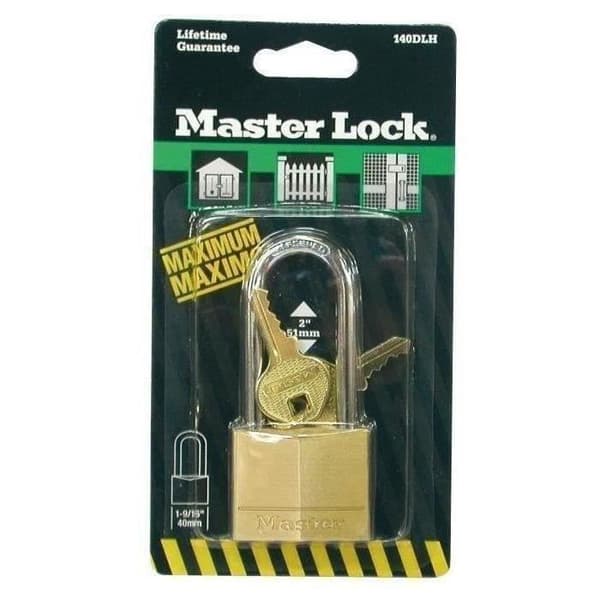 Master Lock mässingshänglås - 40 mm - 51 mm bygel