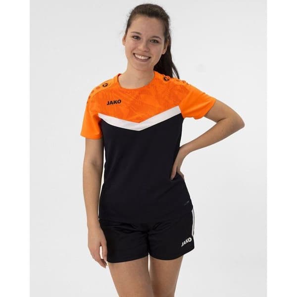 Damtröja Jako Iconic - svart/orange fluo