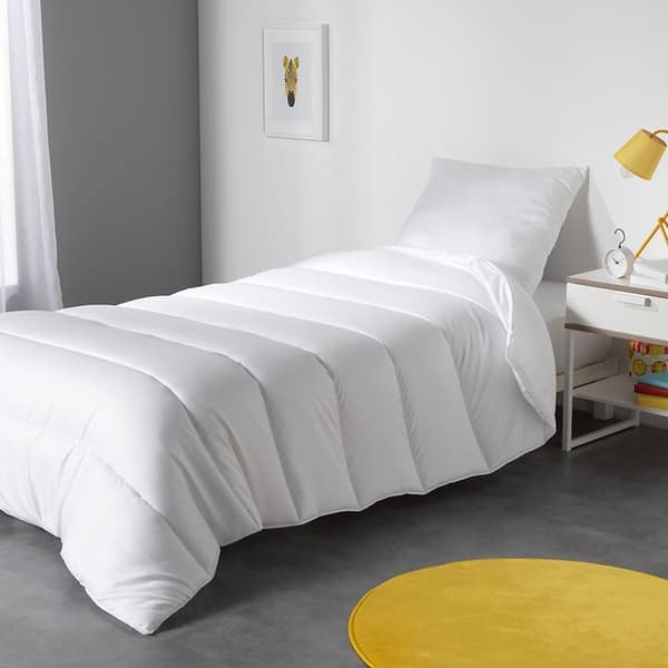 Couette 1 person 140 x 200 cm - DOUCEUR D'INTERIEUR - Polyester - Premium anti-midd