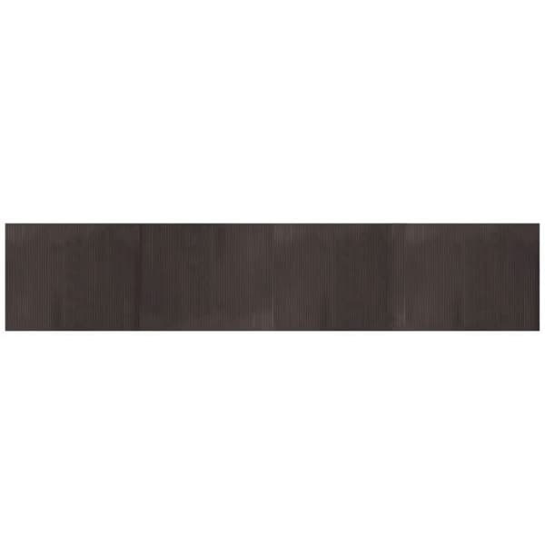 vidaXL Mörkbrun rektangulär matta 80x400 cm bambu, vardagsrumsmatta, rektangulär matta, modern matta, matta av 376791