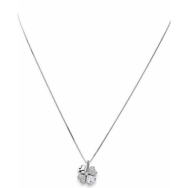 Collier - Amen - San0079 - Silver - Zirkoniumoxid - För Kvinnor