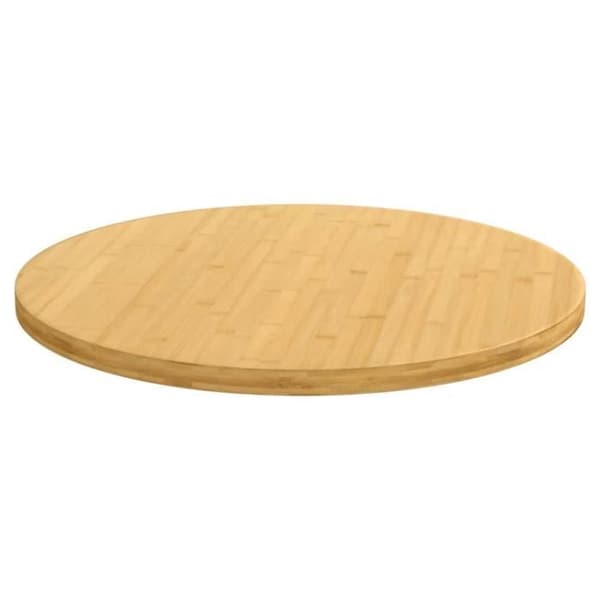 vidaXL Bordsskiva Ø80x2,5 cm Bambu 352683