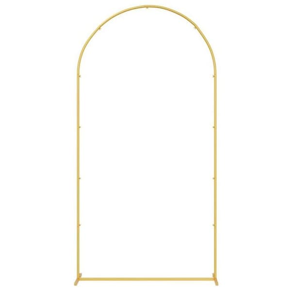 VIDAXL Bröllopsbåge i stål 100 x 39 x 200 cm - Grön