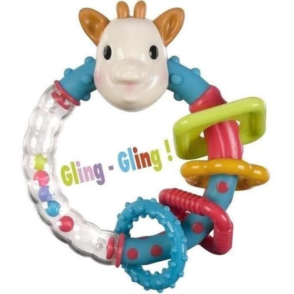 SOPHIE LA GIRAFE Multitexturerad rangle