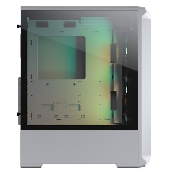 Speldatorchassi - COUGAR - ARCHON 2 RGB VIT - 3 ARGB-fläktar ingår - Härdat glas
