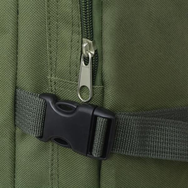 vidaXL Army Style Ryggsäck 65 L Grön