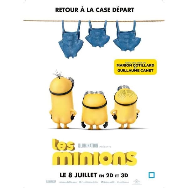Blu-ray 3D Minions + Despicable Me 1 & 2
