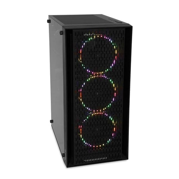 PC-chassi - IBOX - Cetus 903 - Midi Tower Svart - ARGB-belysning - Micro-ATX/Mini-ITX - GPU upp till 290 mm