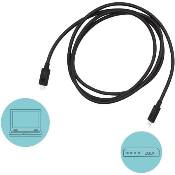 i-tec - Thunderbolt 3-klassskabel 150 cm kompatibel med USB-C