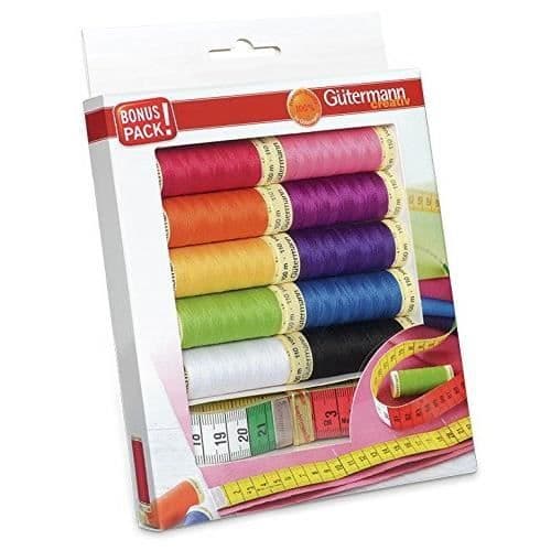Gutermann 100m flerfärgsgarnset - GUT734581