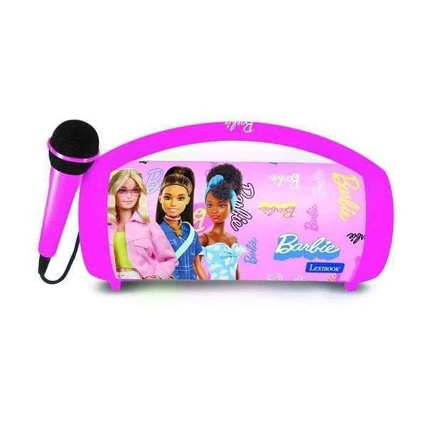 Upplyst trådlös Bluetooth®-högtalare med Barbie-mikrofon