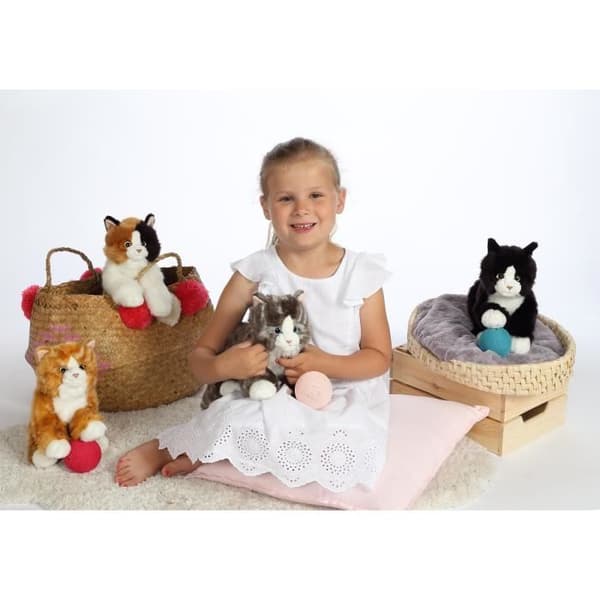 Plysch - Gipsy Toys - Mimiz Cat - 28cm - Grå