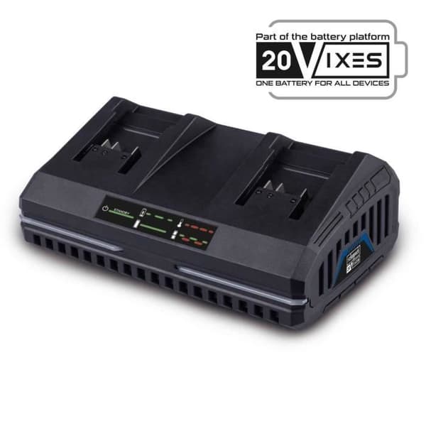 dubbelladdare 4.5A 20V - universell batteri för SCHEPPACH 20V IXES-serien