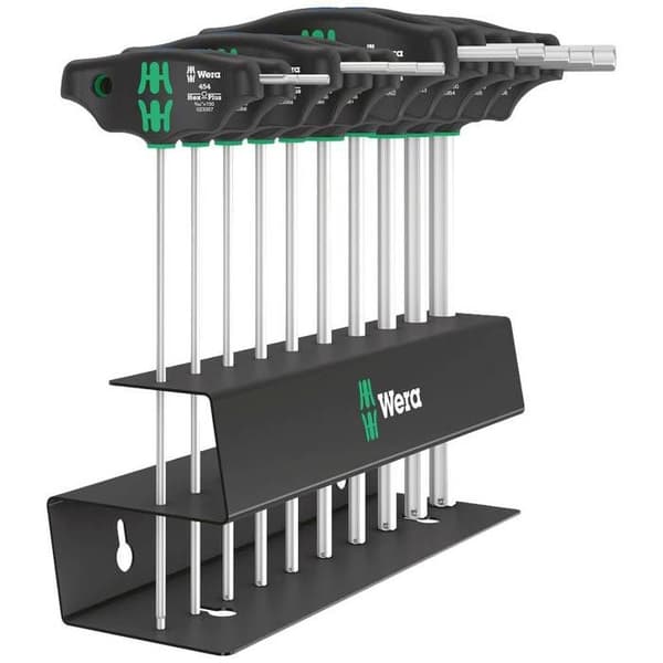 Wera 454/10 HF Set Imperial 2 Skruvmejselsats
