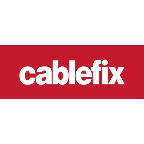 Tillbehör för Kabelfix - Inofix - 2202 - Vit - PVC - Inomhus