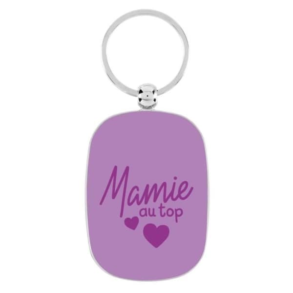 Nyckelring - DLP - Mormor i toppklass - Metall - Epoxy - 4.5 x 6 cm