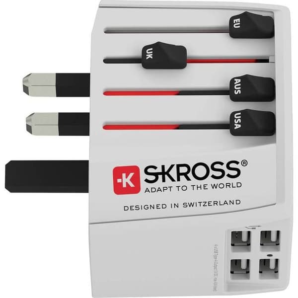 Skross 1302961 USB MUV reseadapter (4xA)