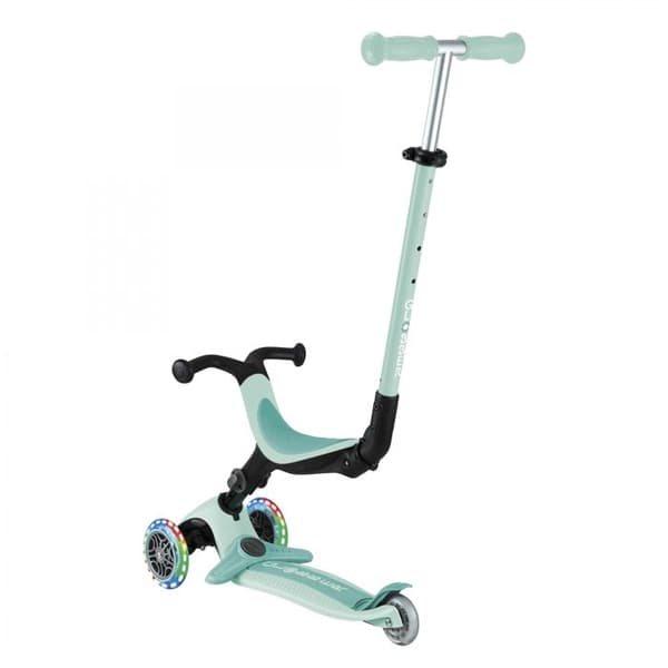 Globber - Utvecklingsbar sparkcykel GO-UP ACTIVE LIGHTS - Mintgrön