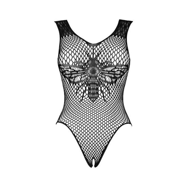 Obsessiv - Bodysuit med öppen gren. S/L