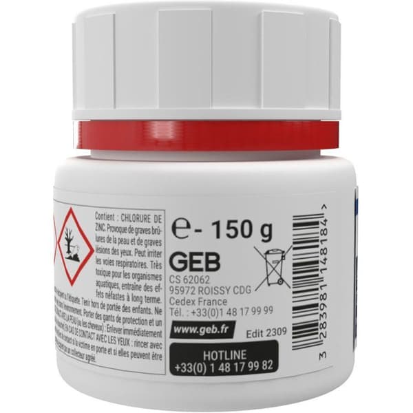Svettsmet 2 i 1 - GEB - Avlägsnar och löder - Burk 150 g