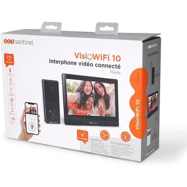 Video intercom - SCS SENTINEL - VisioWiFi 10 - 10" pekskärm - Wi‑Fi - Nattvision