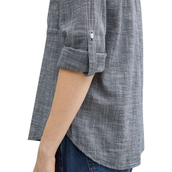 Blus i bomull regular fit