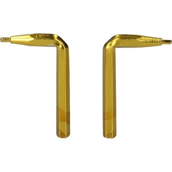 Vinklade spetsar för dubbelfogad fjädertång - 1,0mm, 2 st - KS TOOLS - Ref. 500,7018