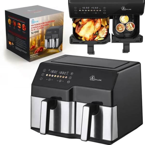 Luftfritös - EXTRALINK - Hem SJ-1000 - 10 L - 2500 W - Variabel temperatur