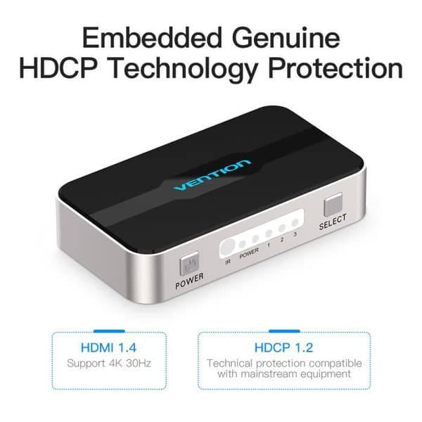 HDMI Switch 3 In 1 Out