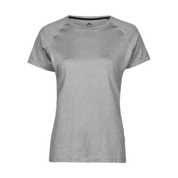 T-shirt dam Tee Jays Cooldry - grå melange