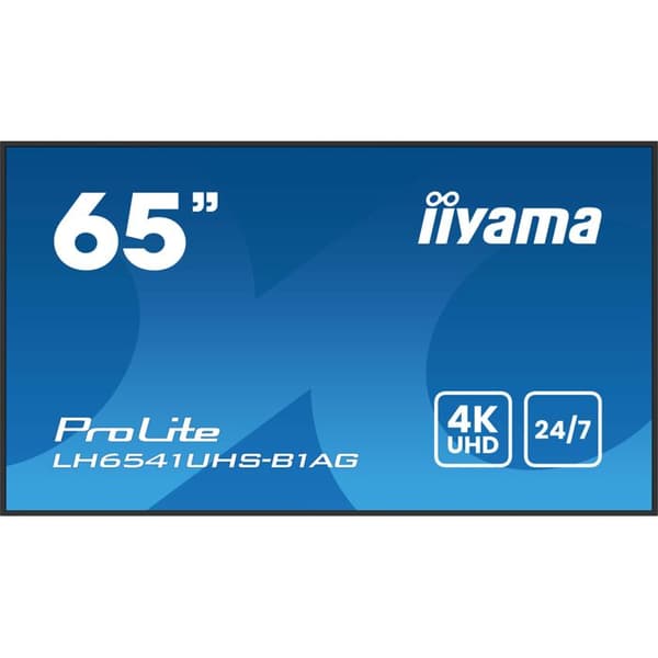 IIYAMA 65', 4K UHD, dalle VA