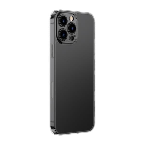 Hårdskal för iPhone 13 Pro med gelram, svart