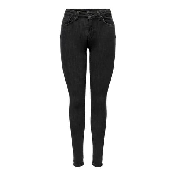 ONLY Power Life Mid Pushup damjeans - Grå - XLx34