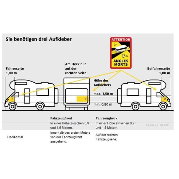 IWH 097610 Fordonsmärkning 3 st.