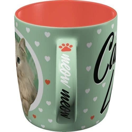 Retro mugg "Kattälskare" NOSTALGISK KONST