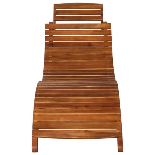 vidaXL Solstol med bord Solid Acacia Wood Brown