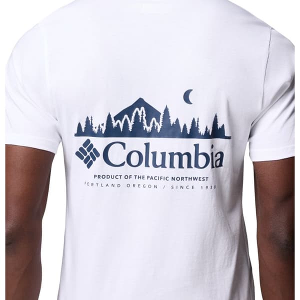T-shirts Herr - Vit - Columbia Rapid Ridge Back Graphic Tee II