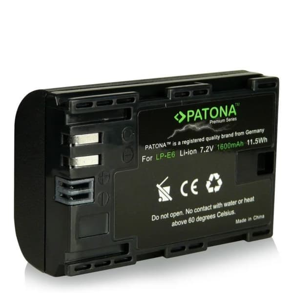 Premium Batteri LP-E6 LPE6 för Canon