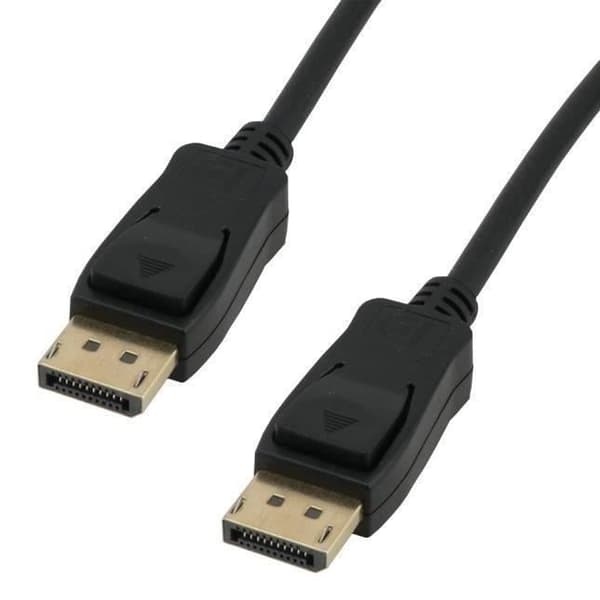 DisplayPort-kabel - MCL - 1.1 - 2 m - Svart - Låst