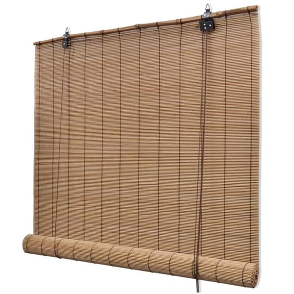vidaXL Bambu Rullgardin 150 x 160 cm Brun