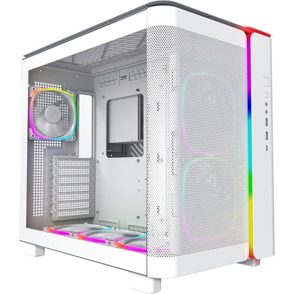 Datorlåda - Montech - KING 95 PRO - Vit - ATX, mATX, mITX - 4x120mm ARGB - 2x140mm ARGB