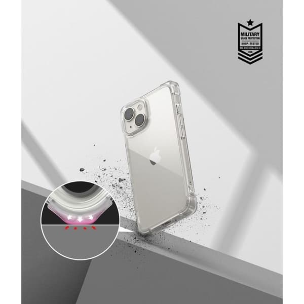 Bumper - RINGKE - Fusion - iPhone 14 Plus/15 Plus - Transparent skydd - TPU/Polykarbonat