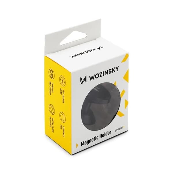 Stöd för magnetisk bil Wozinsky 360° självhäftande för iPhone och Android
