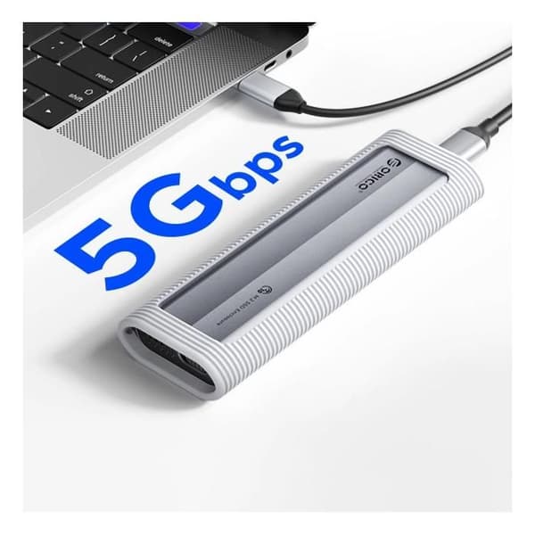 SSD-låda - ORICO - AXM2-G2-V1 - M.2 NVME - USB-C/USB-A - 10 Gbit/s