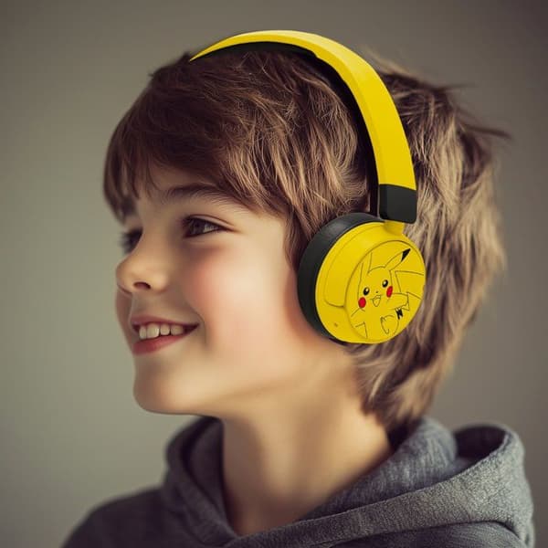 Bluetooth-hörlurar - EKIDS - Pokémon Pikachu Gul